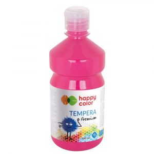 Happy Color, Farba tempera Premium, cyklamen, 1000 ml HA 3310 1000-23