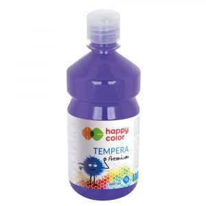 Happy Color, Farba tempera Premium, fioletowa, 500 ml HA 3310 0500-61
