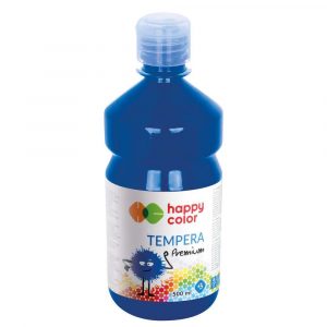 Happy Color, Farba tempera Premium, granatowa, 500 ml HA 3310 0500-33