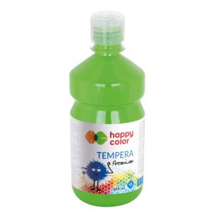 Happy Color, Farba tempera Premium, jasnozielona, 500 ml HA 3310 0500-51