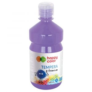 Happy Color, Farba tempera Premium, lawendowa, 500 ml HA 3310 0500-62