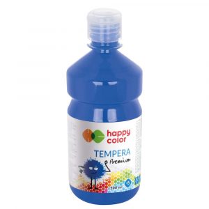 Happy Color, Farba tempera Premium, niebieska, 500 ml HA 3310 0500-3