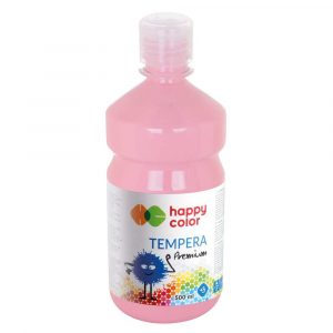 Happy Color, Farba tempera Premium, różowa, 500 ml HA 3310 0500-20