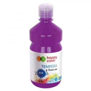 Happy Color, Farba tempera Premium, śliwkowa, 500 ml HA 3310 0500-63