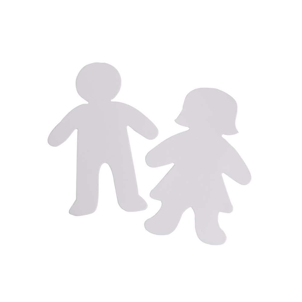 Happy Color, Kształty kartonowe FIGURE Boy&Girl, 20 cm, 10 szt. HA 4522 2014-FG10 - obrazek 2