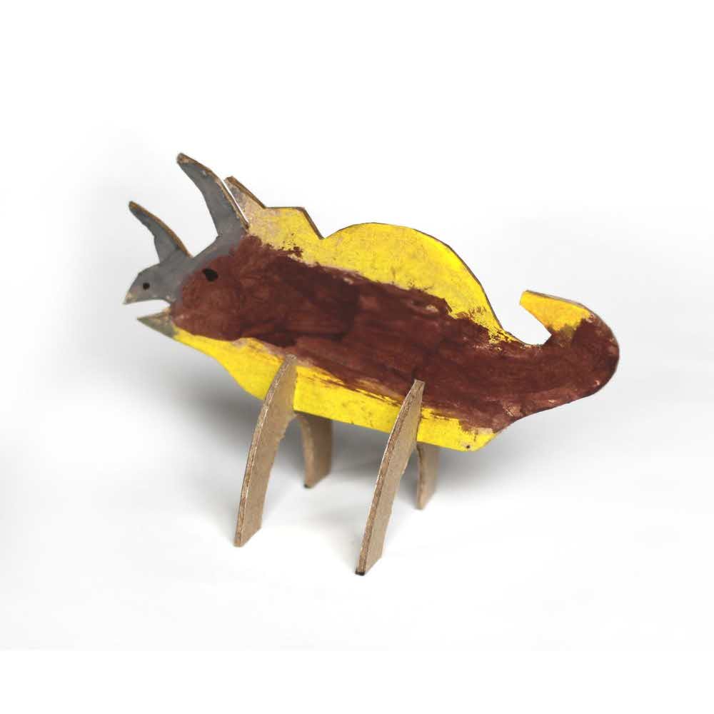 Happy Color, Kształty tekturowe DINO, 6-15 cm, 5 szt. HA 4513 1512-DN6 - obrazek 4