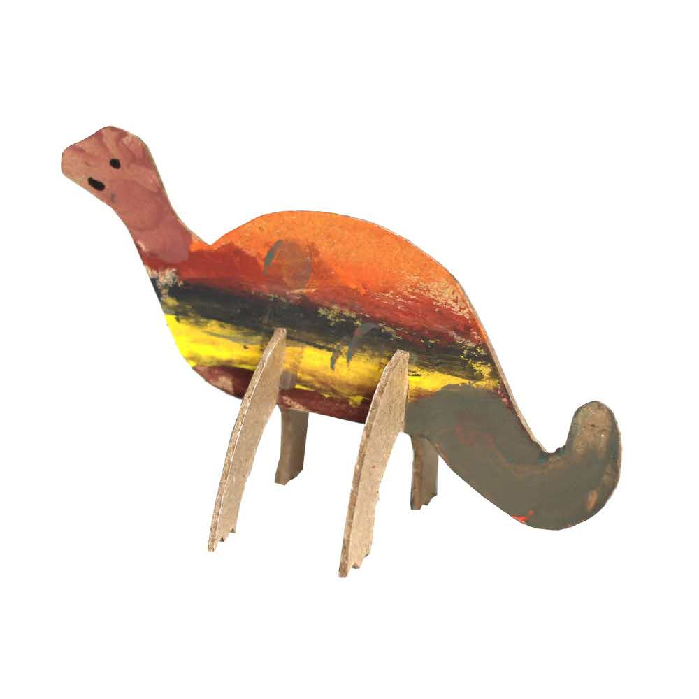 Happy Color, Kształty tekturowe DINO, 6-15 cm, 5 szt. HA 4513 1512-DN6 - obrazek 6