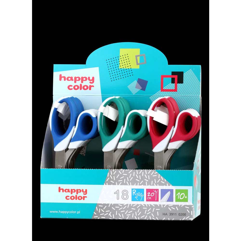 Happy Color, Nożyczki dla dzieci, 18 szt. HA 3911 0200 - obrazek 2