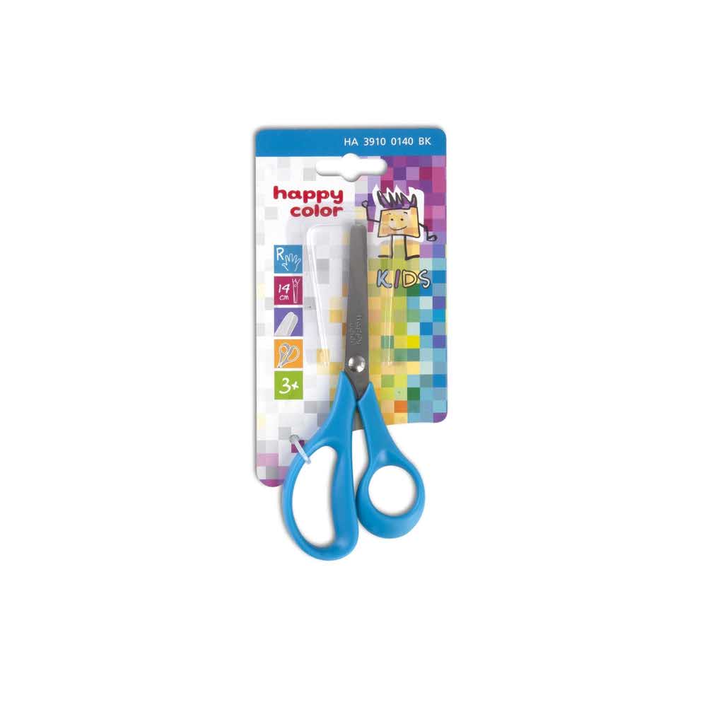 Happy Color, Nożyczki dla dzieci leworęcznych, 14 cm HA 3910 0140L BK