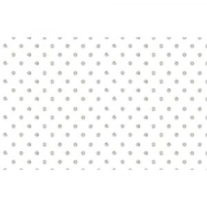 Happy Color, Papiery ozdobne Deco KROPKI SREBRNE, Kropki - srebrne, 20X29cm, 10 arkuszy HA 7712 2029-W01