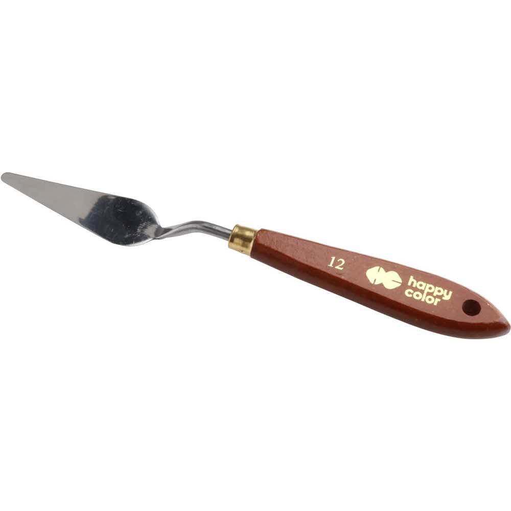 Happy Color, Szpachelka malarska, nr 12, uchwyt drewno bukowe HA 7290 1022-12 - obrazek 2