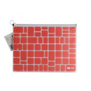 Happy Color, Teczka z tworzywa z suwakiem TRENDY, Fresh Coral, B4 HA 4613 3325-TC