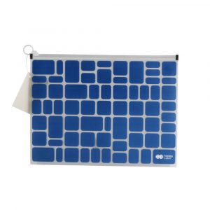 Happy Color, Teczka z tworzywa z suwakiem TRENDY, Navy Blue, B4 HA 4613 3325-TB