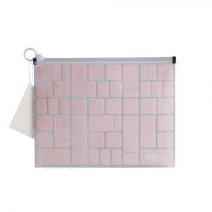 Happy Color, Teczka z tworzywa z suwakiem TRENDY, Soft Pink, B5 HA 4613 2520-TP