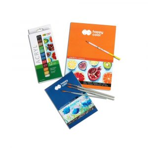 Happy Color, Zestaw kreatywny Malowanie akrylami HA 7SET 2030-MK1