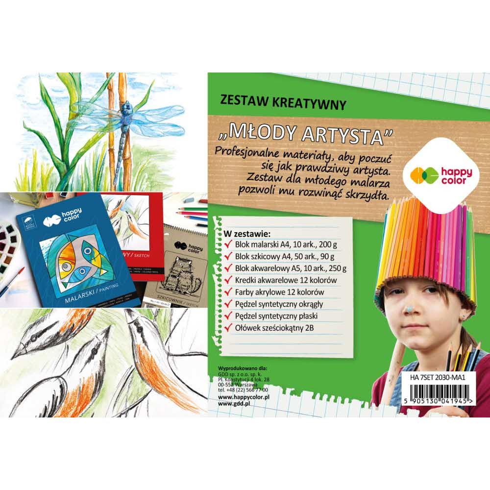 Happy Color, Zestaw kreatywny Młody Artysta HA 7SET 2030-MA1 - obrazek 2