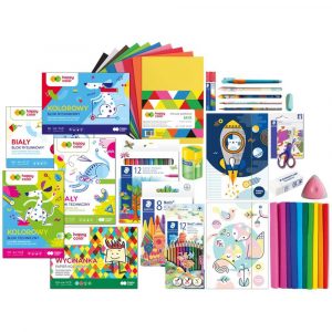 Happy Color, Zestaw prezentowy - Wyprawka MEGA PREMIUM KIDS HA 3SET BTS1