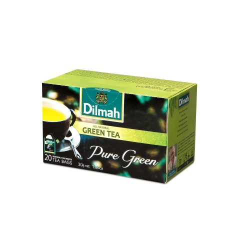 Herbata Dilmah zielona (Green Tea Pure) 20 x 1,5 g koperty - obrazek 2