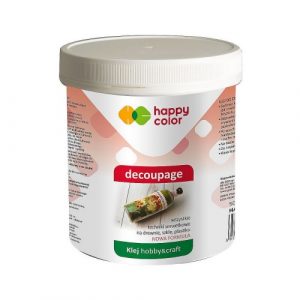 Happy Color, Klej do decoupage, 500g, wiaderko HA 7445 0500