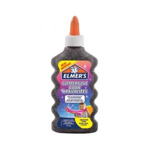 Klej błyszczący z brokatem Glitter Glue 177 ml Elmers czarny