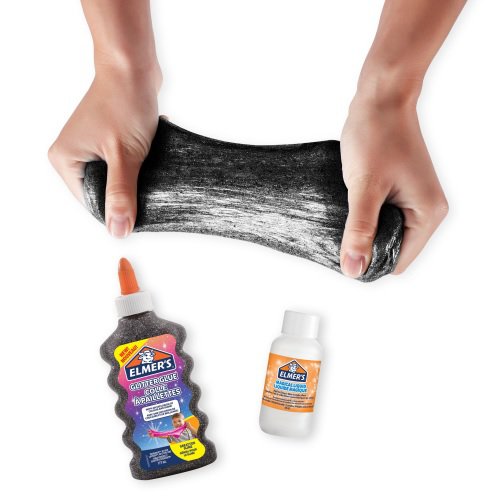 Klej błyszczący z brokatem Glitter Glue 177 ml Elmers czarny - obrazek 3