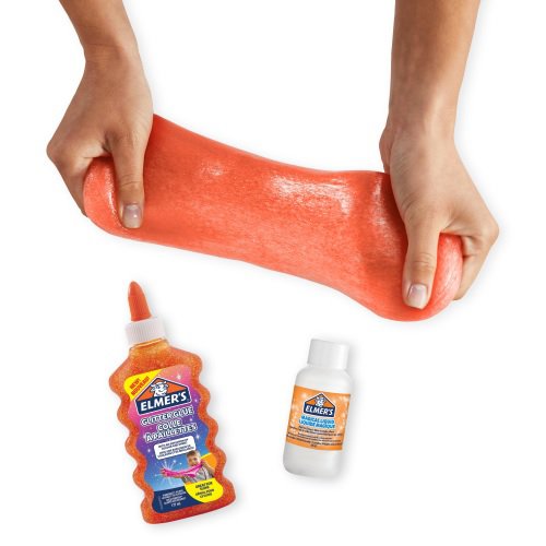 Klej błyszczący z brokatem Glitter Glue 177 ml Elmers pomarańczowy - obrazek 3