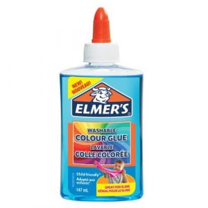 Klej kolorowy przezroczysty Translucent Glue 147 ml Elmers niebieski