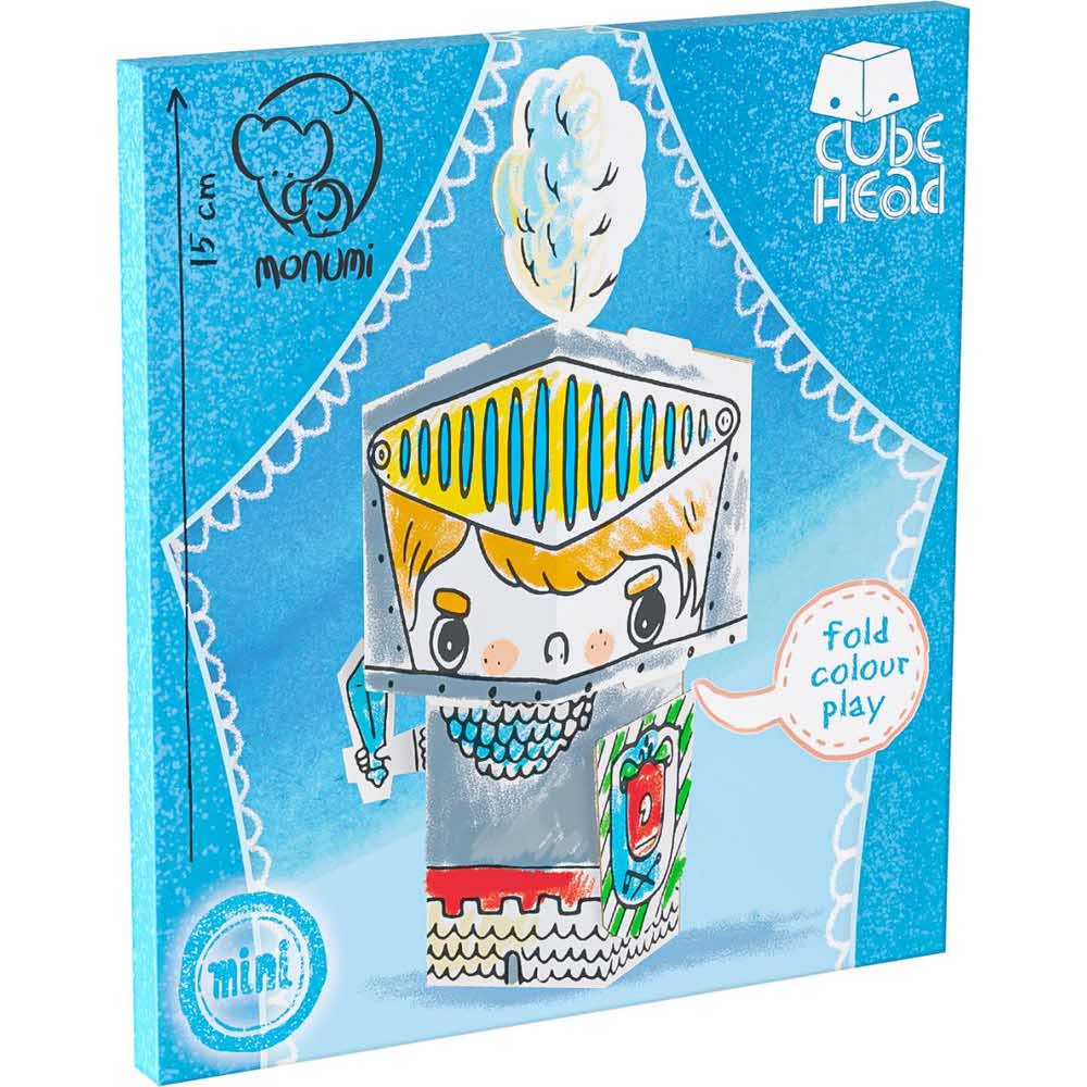 Kolorowanka CubeHead, 3D MINI, "Rycerz", Monumi M MCH-000127