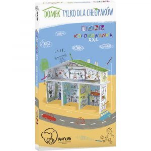 Kolorowanka składana 3D XXL, "Domek tylko dla chłopaków", Monumi M PD-000203