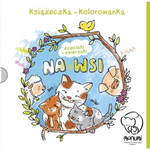 Książeczka - kolorowanka "Dzieciaki - Zwierzaki na wsi", Monumi M PK-000108