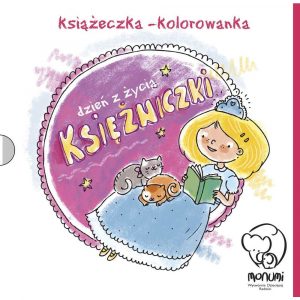 Książeczka - kolorowanka "Dzień z życia księżniczki", Monumi M PK-000107