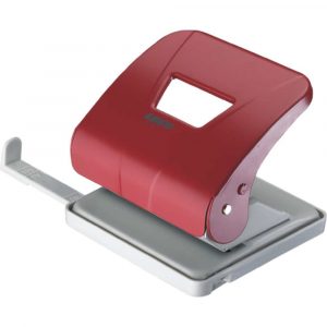 LACO, Dziurkacz metalowy L301, 30 kartek, czerwony LA L301-25