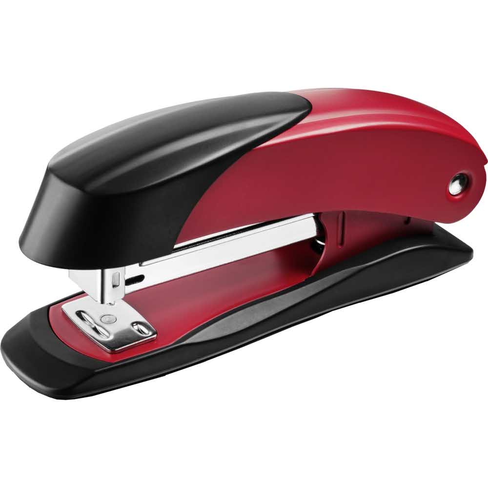 LACO, Zszywacz metalowy H400, 30 kartek, 64 mm, czerwony LA H400-25