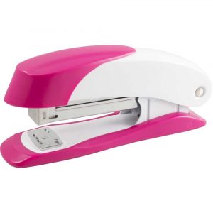 LACO, Zszywacz metalowy H400 NEON LINE, 30 kartek, 64 mm, fuksja LA H400-205