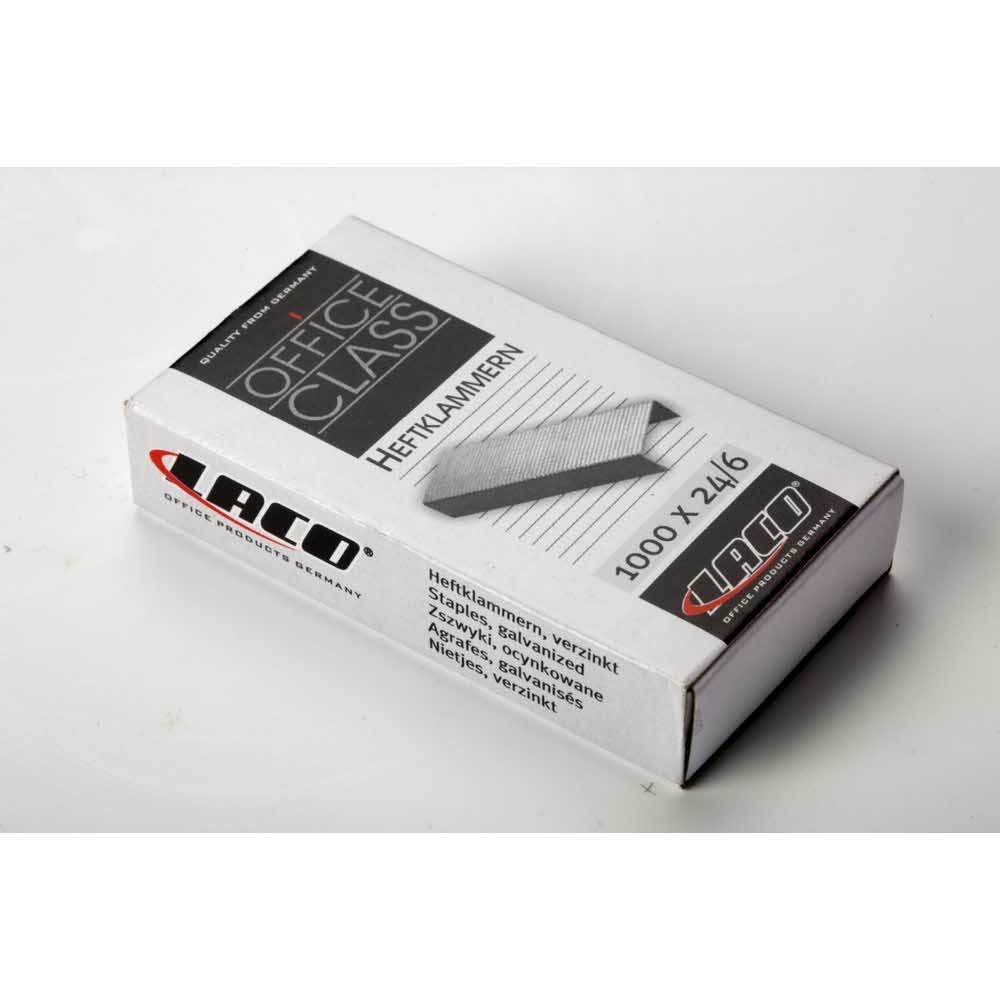 LACO, Zszywki galwanizowane 24/6 LA HK24/6