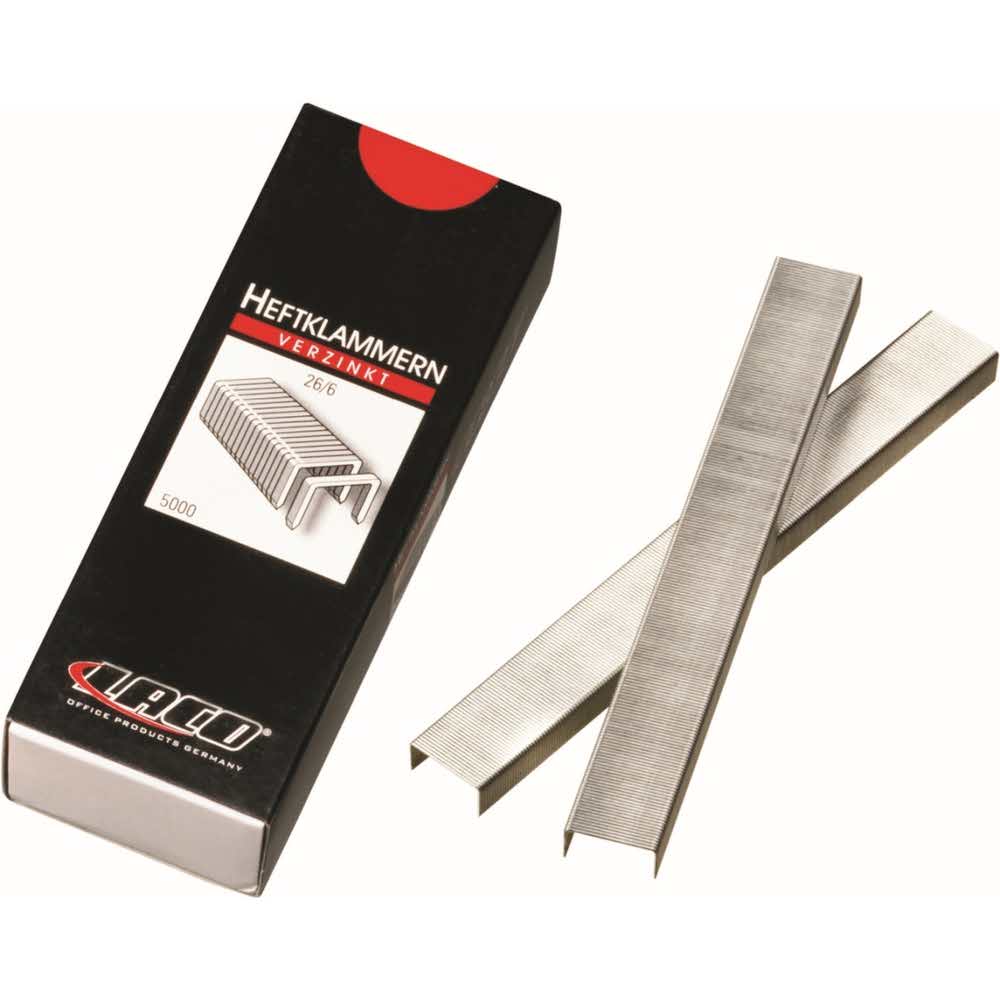 LACO, Zszywki galwanizowane 26/6 LA HK26/6