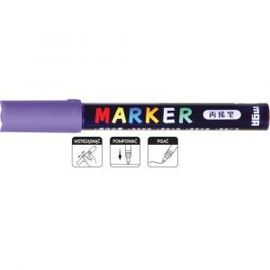 M&G, Marker akrylowy 1-2 mm, fioletowy MG ZPLN6570-6