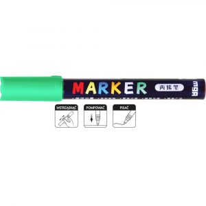 M&G, Marker akrylowy 1-2 mm, zielony neon MG ZPLN6570-501