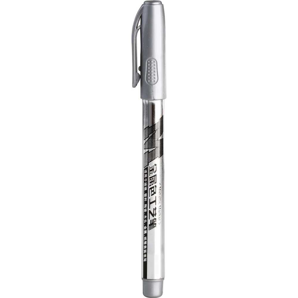 M&G, Marker metaliczny 1-4 mm, srebrny MG AWBY0108-81