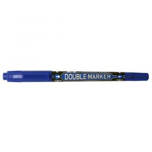 M&G, Pisak permanentny dwustronny Double Marker, niebieski, 0.8 i 2.8 mm MG APM21372-3