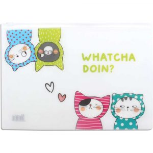 M&G, Teczka z tworzywa z suwakiem So Many Cats, A5 MG ADM929FP