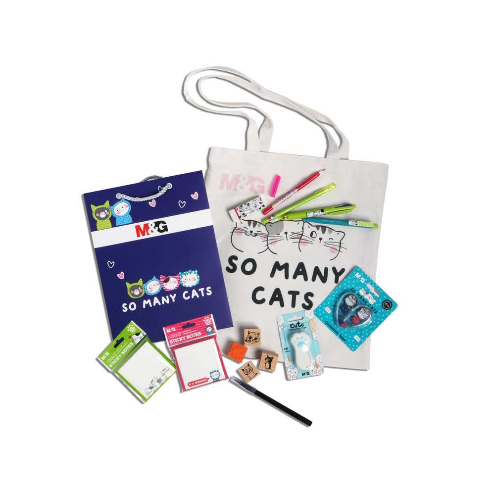 M&G, Zestaw szkolny So Many Cats, 15 elementów MG SET SMC-1