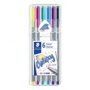 Staedtler, Cienkopis triplus GALAXY, 6 kolorów, w etui S 334 SB6CS11