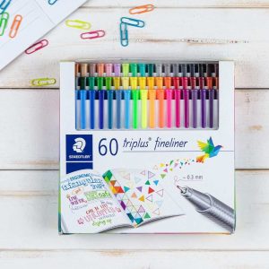 Staedtler, Cienkopis trójkątny triplus, 0.3 mm, 60 kolorów S 334 C60