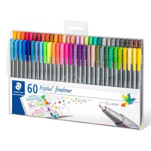 Staedtler, Cienkopis trójkątny triplus, 0.3 mm, 60 szt. S 334 TB60