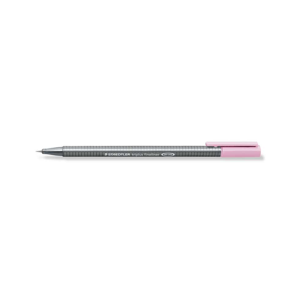 Staedtler, Cienkopis trójkątny triplus, bladoróżowy, 0.3 mm S 334-21