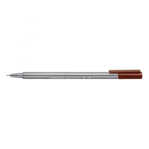 Staedtler, Cienkopis trójkątny triplus, brązowy, 0.3 mm S 334-7