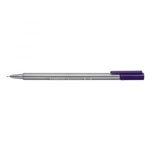 Staedtler, Cienkopis trójkątny triplus, ciemny fiolet, 0.3 mm S 334-69