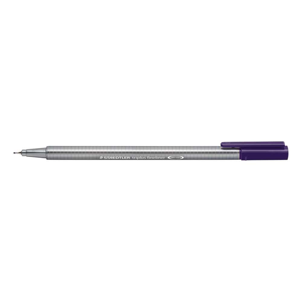 Staedtler, Cienkopis trójkątny triplus, ciemny fiolet, 0.3 mm S 334-69