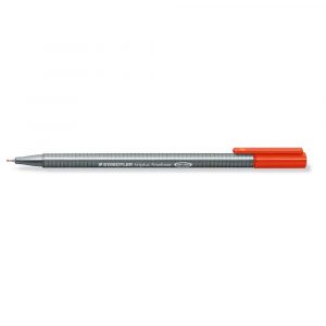 Staedtler, Cienkopis trójkątny triplus, czerwony, 0.3 mm S 334-2
